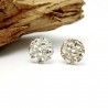 Petites boucles d'oreilles femmes en argent 925 fabrication française