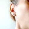 Small sterling silver Litchi earrings Litchi 57,00&nbsp;€
