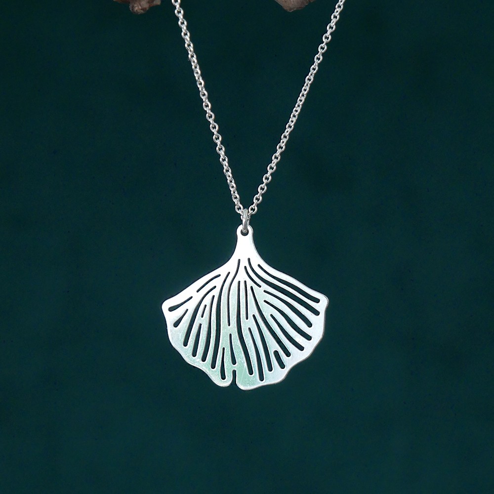 Pendentif Argent 925 Avec Agate Dendrite Et Nacre Abalone 45x42mm - Occasion