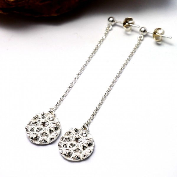 Sterling silver Litchi long earrings Litchi 75,00 €