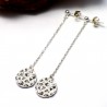 Lange Litchi Sterling Silber Ohrringe Litchi 75,00&nbsp;€