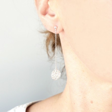Sterling silver Litchi long earrings Litchi 75,00 €