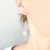 Lange Litchi Sterling Silber Ohrringe Litchi 75,00&nbsp;€