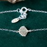 Feines und minimalistisches Ginko-Armband aus 925er Silber für Damen