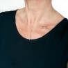 Minimalistischer Zweiganhänger aus 925er Silber der Eda-Kollektion