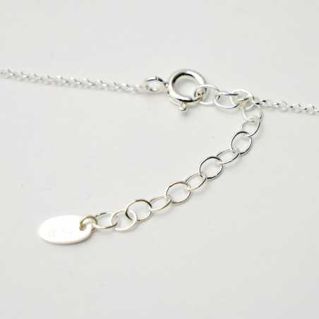 Pendentif brindille en argent 925 recyclé