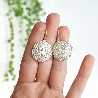 Wunderschöne lange Litchi Sterling Silber Ohrringe Litchi 97,00&nbsp;€