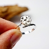 Little sterling silver Litchi adjustable ring Litchi 57,00&nbsp;€