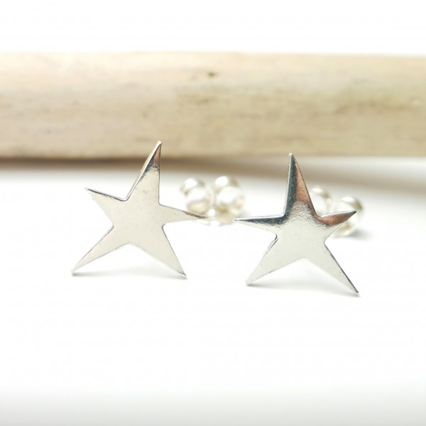 Sternohrstecker aus Sterlingsilber