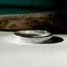 3 mm Flechtenring aus recyceltem 925er Sterlingsilber für Damen und Herren