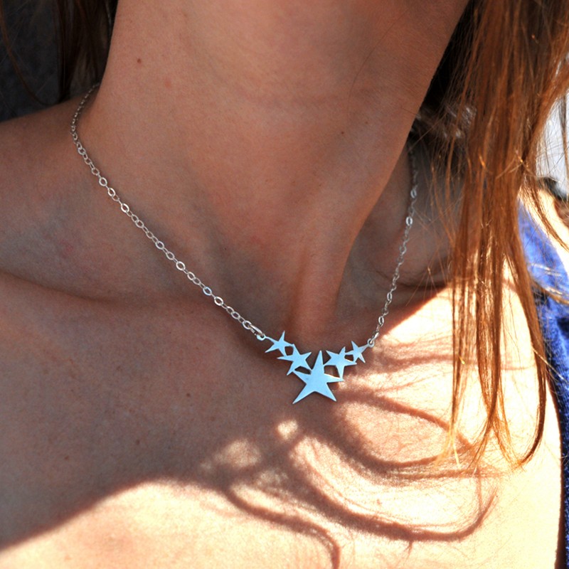 Sterling silver Sati star adjustable necklace Desiree Schmidt Paris Sati 77,00 €