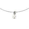 minimalist necklace flower silver 925 made in France Desiree Schmidt Paris Prunus 27,00&nbsp;€