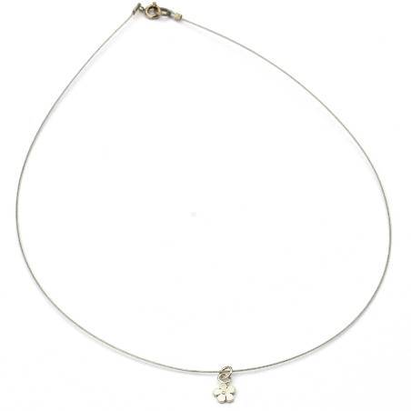 fine Sakura flower necklace in sterling silver 925 made in France Desiree Schmidt Paris Prunus 27,00 €