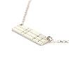 Rectangular sterling silver Kilt necklace Desiree Schmidt Paris Kilt 47,00 €