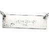 Rectangular sterling silver Kilt necklace Desiree Schmidt Paris Kilt 47,00 €