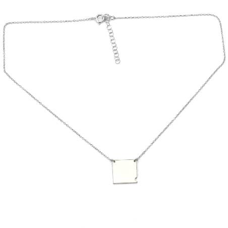 Sterling Silber viereckige Halskette Desiree Schmidt Paris Bulle 57,00 €