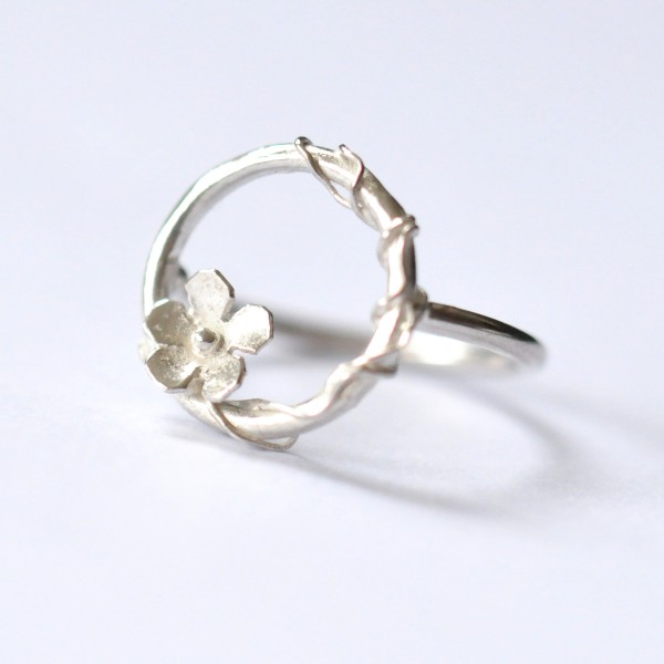 Sterling Silber Sakura Blumen Ring Sakura 67,00 €
