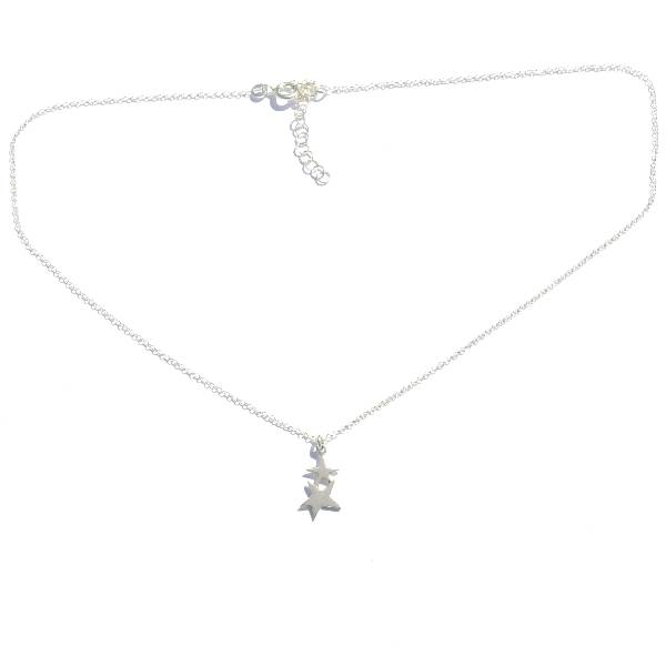Stern Anhänger mit Halskette aus Sterling Silber Desiree Schmidt Paris Sati 37,00 €