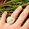 Beautiful Litchi sterling silver adjustable ring Litchi 85,00&nbsp;€