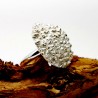 Großer verstellbarer Litchi Ring aus 925 Silber Litchi 85,00&nbsp;€