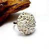 Großer verstellbarer Litchi Ring aus 925 Silber Litchi 85,00&nbsp;€
