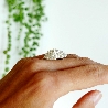 Großer verstellbarer Litchi Ring aus 925 Silber Litchi 85,00&nbsp;€