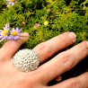 Beautiful Litchi adjustable sterling silver ring Litchi 95,00&nbsp;€