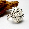 Beautiful Litchi adjustable sterling silver ring Litchi 95,00&nbsp;€