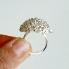 Beautiful Litchi adjustable sterling silver ring Litchi 95,00&nbsp;€