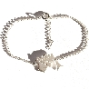 Petit bracelet carpe Koï réglable en argent massif 925/1000  Koi 69,00 €