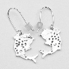 Sterling silver Koï carp pendent beautiful earrings Koi 77,00&nbsp;€