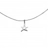 Kleines Sterlingsilber Stern anhänger auf Kable Desiree Schmidt Paris Sati 27,00&nbsp;€