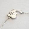Collier femme fabriqué en France carpe Koï en argent massif 925/1000