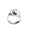 Scwarze Kirschblumen Sterling Silber verstellbarer Ring Kirschblumen 77,00&nbsp;€