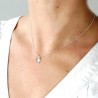 Sakura-Blumenhalskette aus 925/1000 Silber made in France, Desiree Schmidt Paris Sakura 35,00&nbsp;€