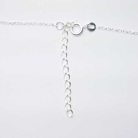 Small Sakura flower pendant in sterling 