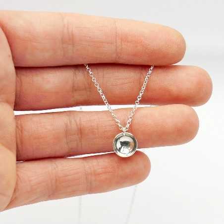Sterling silver minimalist adjustable necklace with star Desiree Schmidt Paris MIN 27,00 €