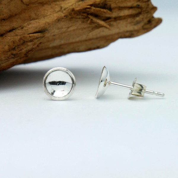 Minimalistische kleine Sterling Silber Ohrringe MIN 25,00 €
