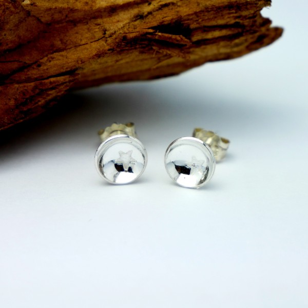 Sterling silver minimalist star earrings MIN 25,00 €