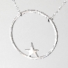 Grand collier étoile tendance Nova en argent massif 925/1000 longueur ajustable Desiree Schmidt Paris