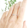 Petite bague en argent 925 Pépite  fabriquée en France