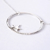 Grand collier étoile créateur français Nova en argent massif 925/1000 longueur ajustable Desiree Schmidt Paris