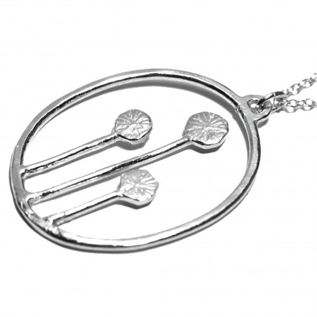 Winter Garden reversible necklace. Sterling silver. Desiree Schmidt Paris Winter Garden 77,00 €