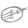 Winter Garden reversible necklace. Sterling silver. Desiree Schmidt Paris Winter Garden 77,00&nbsp;€