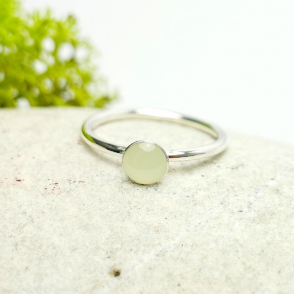Little sterling silver ring with phosphorescent resin NIJI 25,00 €