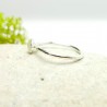 Minimalistischer kleiner Sterling Silber Ring mit Phosphoreszentes Harz  NIJI 25,00 €