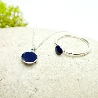 Little sterling silver ring with dark blue resin NIJI 25,00&nbsp;€