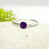 Little sterling silver ring with violet resin  NIJI 25,00 €
