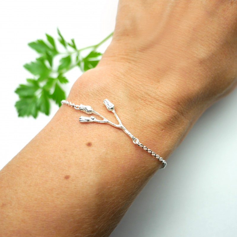 Drei Blumen Sterling Silber Armband Herbier 65,00 € Drei Blumen Sterling Silber Armband Herbier 65,00 €