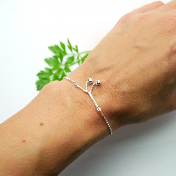 Solanum sterling silver ajustable bracelet Home 65,00 €